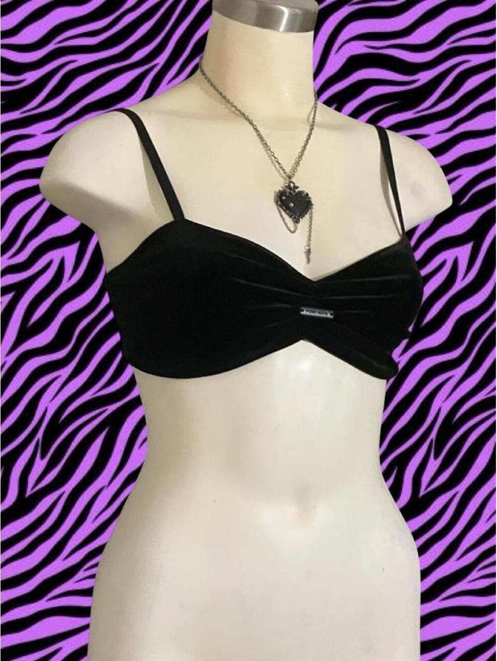 Punk Rave Women's Black Crop-top